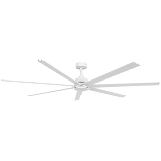 Atlanta 72" Indoor/Outdoor DC Fan w/LED Light White w/White Blades (Remote Included)