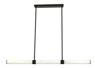 Luella Alabaster Linear Pendant w/Color Adjustable LED in Black