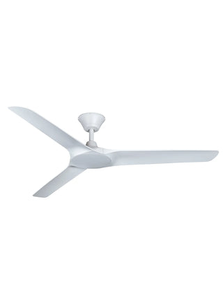 Abyss 56" IP66 Wet Rated DC Fan White w/White Blades (Remote Included)