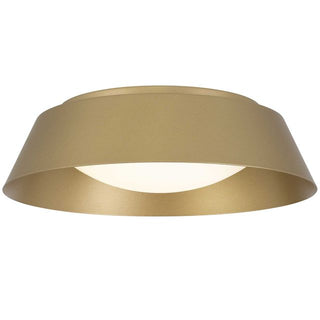 Pez 15 inch Brass LED Flush Mount