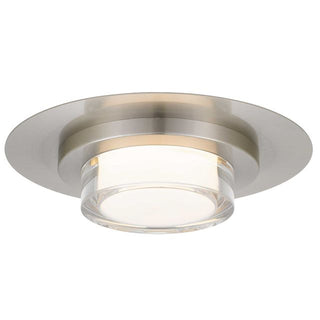 Plate Flush Mount Round 12 inch SS LED