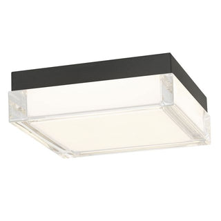 Box Flush Mount 8 inch Black  LED