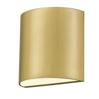 Brass Aluminum LED Veil Wall Sconce